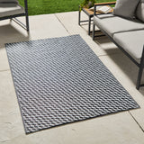 Bullen Houndstooth Outdoor Rug