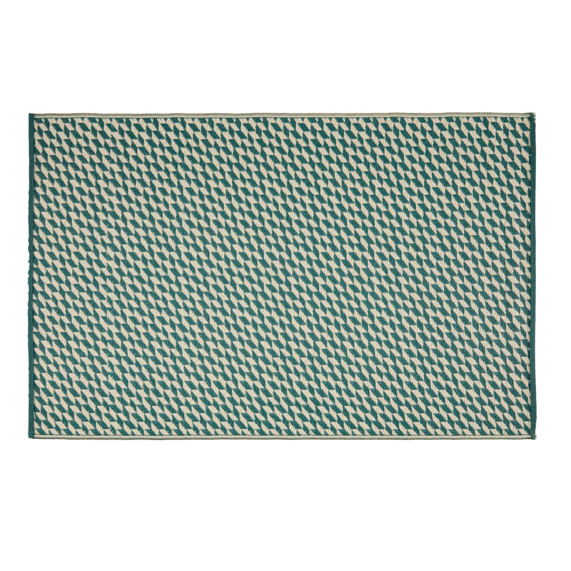 Bullen Houndstooth Outdoor Rug